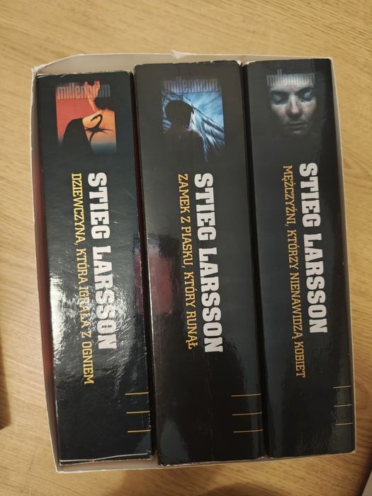 Zestaw 5 książek: Seria Millennium (Stieg Larsson + David Lagercrantz