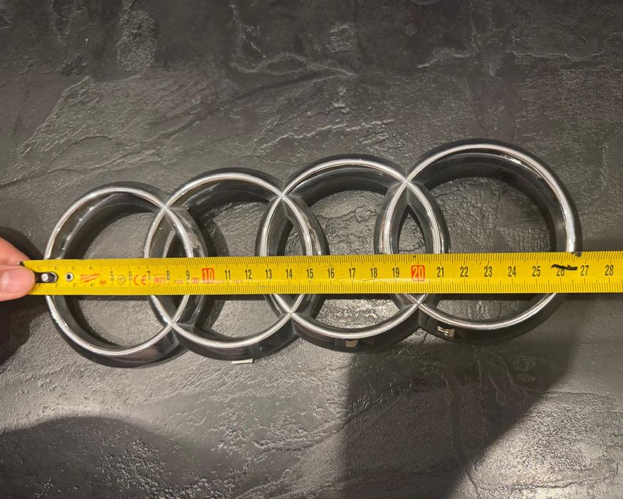 Znaczek Logo Emblemat oryginał przód i tył Audi S5,2008r