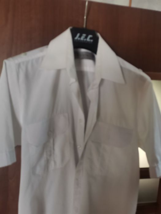 Biała koszula SW krótki rękaw 36/164-170