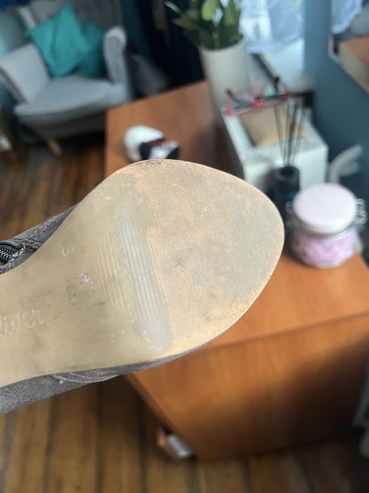 Zamszowe buty Olivier botki