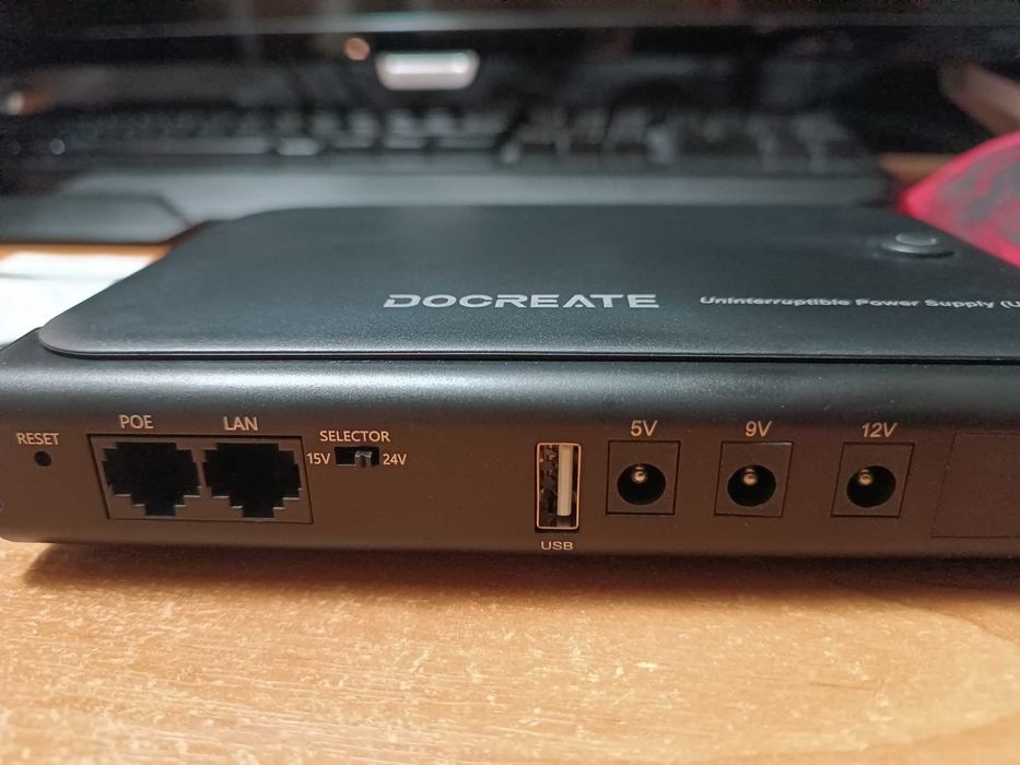 Джерело безперебійного живлення (ДБЖ/UPS) Docreate DC1036L – 36W