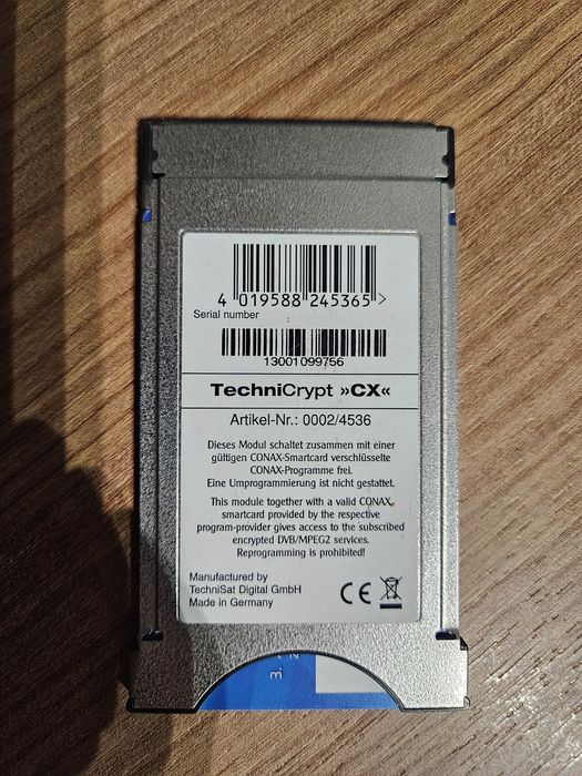 Moduł Ci conax Tnk Smart HD  nc+ cyfra+ z abonamentem do 02.2026
