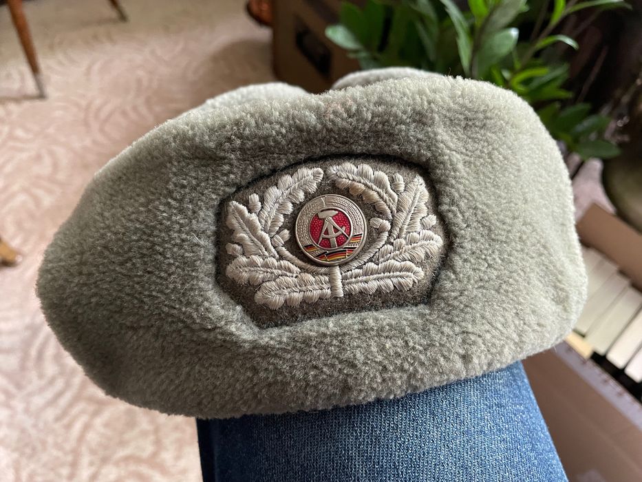Czapka zimowa uszatka wojsk NRD NVA 1967 r.