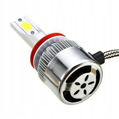 Żarówki H11 12V Led C6 Cob 7600Lm 72W 6000K 2Szt