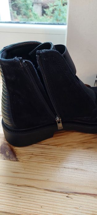 Skórzane sztyblety, botki Italia Mario Bolucci