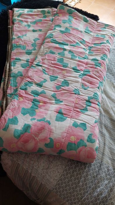 Conjunto 2 sacos cama azul e rosa