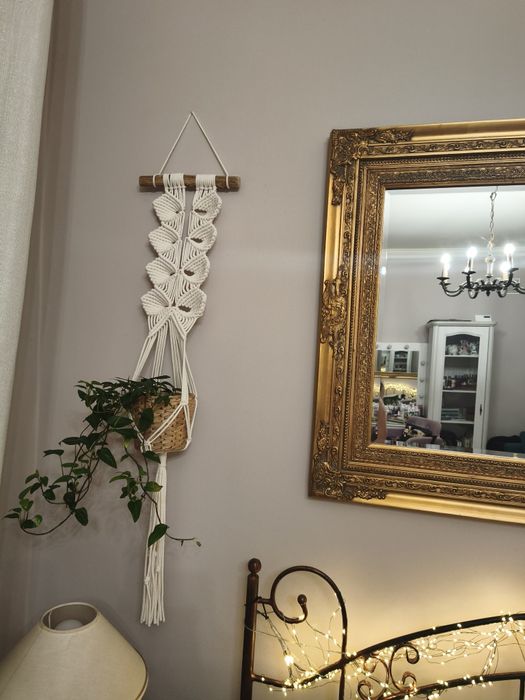 Kwietnik makrama Boho