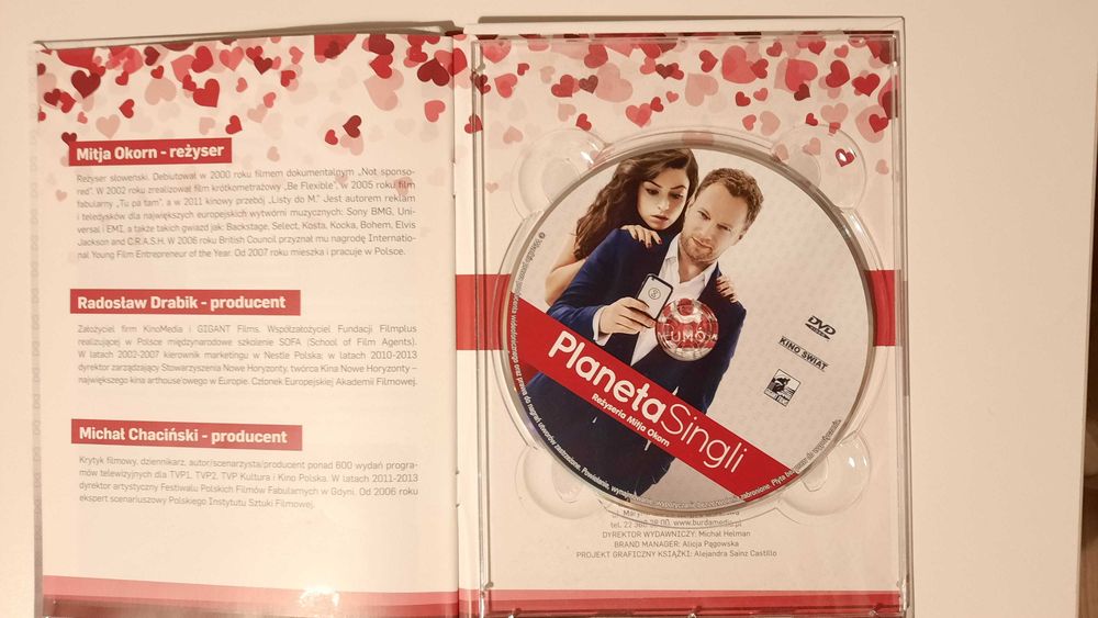 Filmy DVD - Planeta singli i Poradnik pozytywnego myślenia