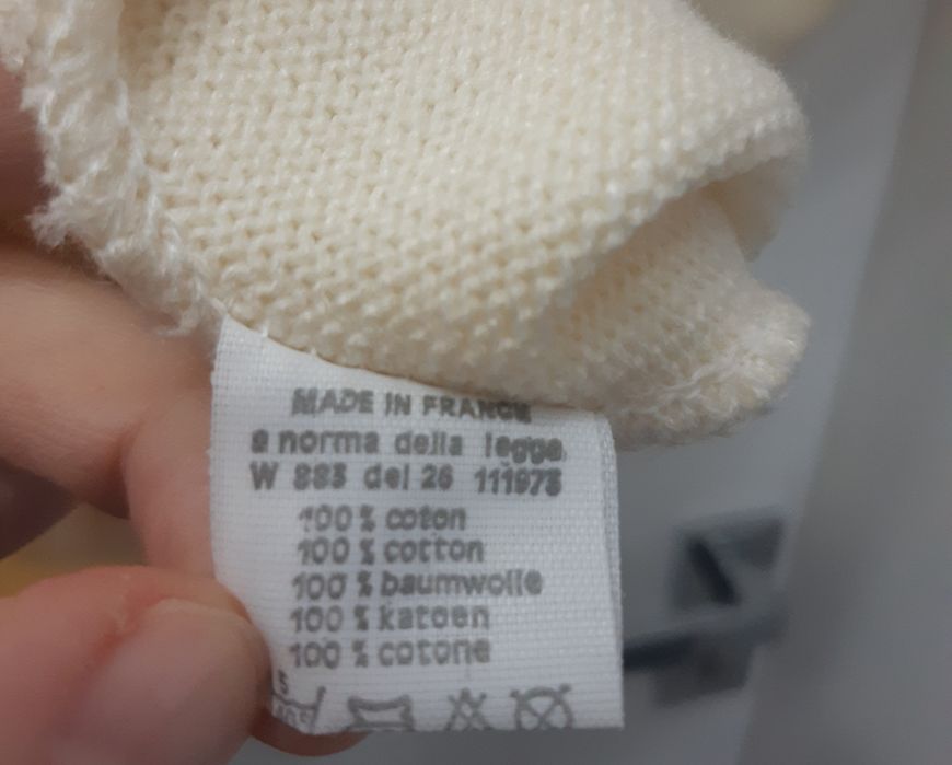 Lacoste oryginalny męski sweter kanarkowy, ecru, żółty XXL