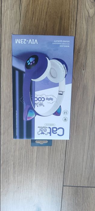 Блютуз навушники Бездротові навушники Bluetooth Cat Ear