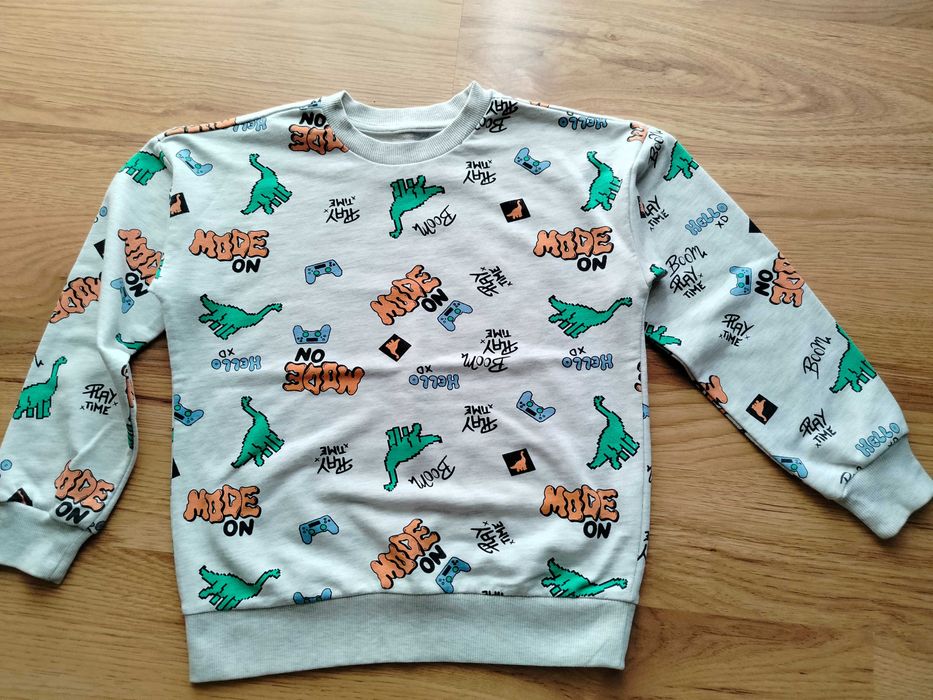 Komplet dresowy chłopięcy bluza + spodnie, rozm. 140