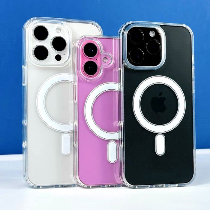 Чохол MagSafe Clear Case прозорий акриловий кейс айфон iPhone 14 Pro
