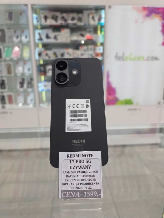 Redmi Note 17 Pro 5G 256GB GWARANCJA! Telakces Felicity *Raty 0%
