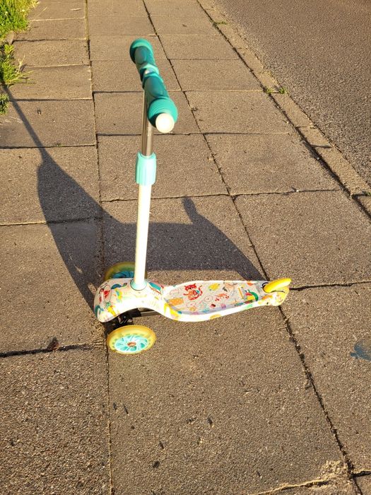 Hulajnoga trójkołowa, świecące kółka, 3 wysokości kierownicy