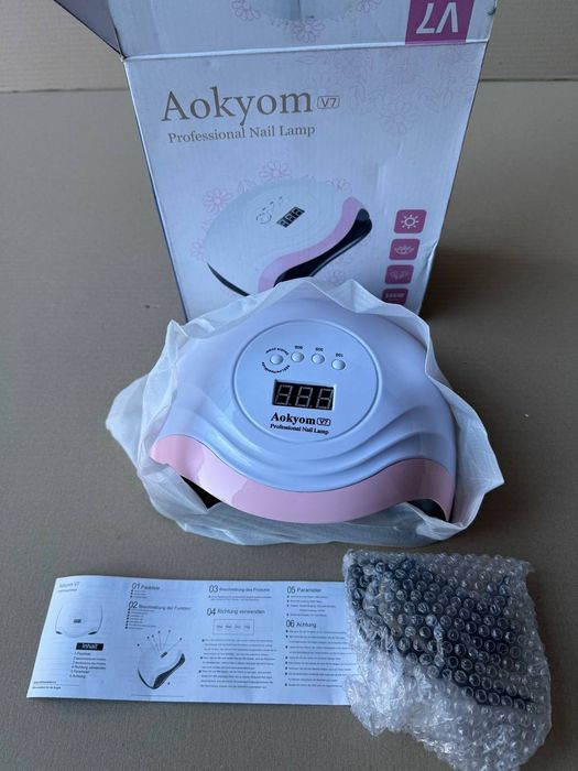 Лампа УФ для нігтів AOKYOM V7 LED