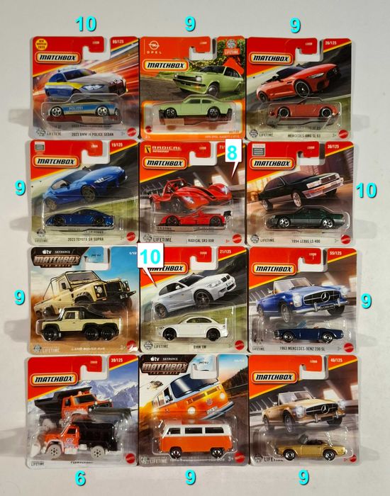 Wyprzedaż aut Hot Wheels Matchbox dużo modeli (2)