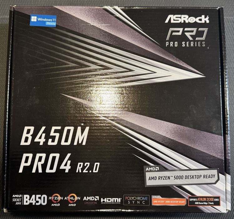 Asrock B450M Pro4 R2.0 - Socket AM4