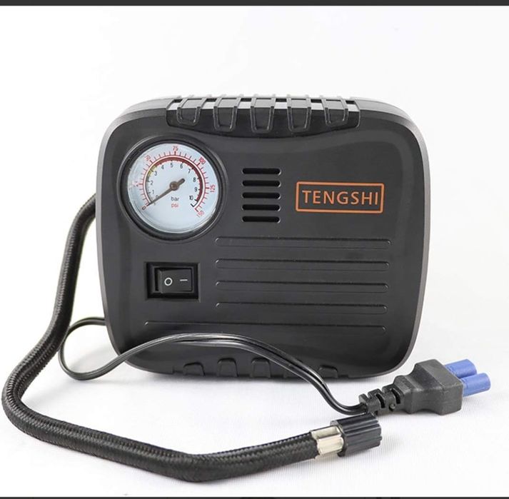 Насос для шин автомобільний 12 В, компактний повітряний компресор