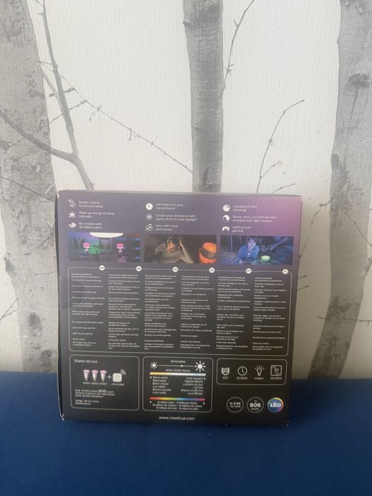 Zestaw Philips Hue 3xe27 i mostek
