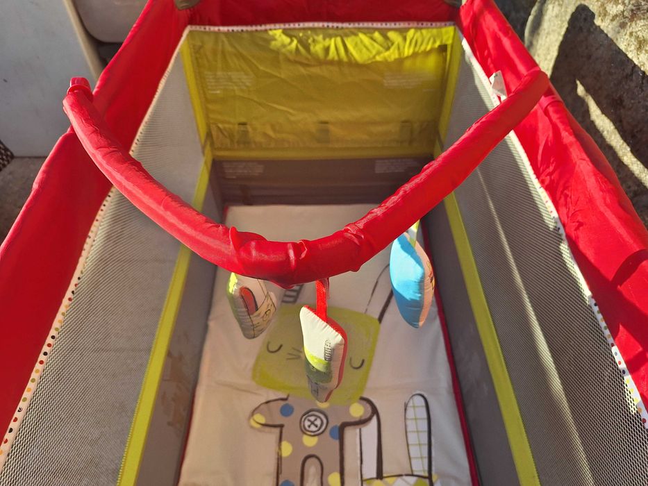 Berço De Viagem JANÉ Duo Level Vermelho