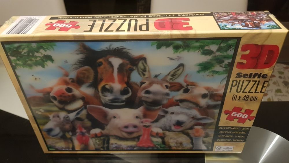 Puzzle Howard Robinson 3D 500 Peças, NOVOS E SELADOS