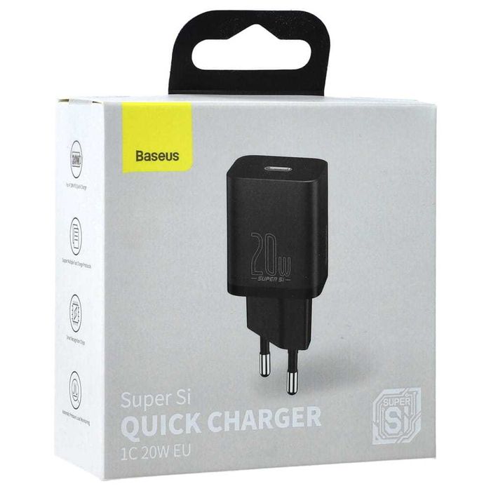 Ładowarka sieciowa Baseus Super Si USB-C 20W czarna