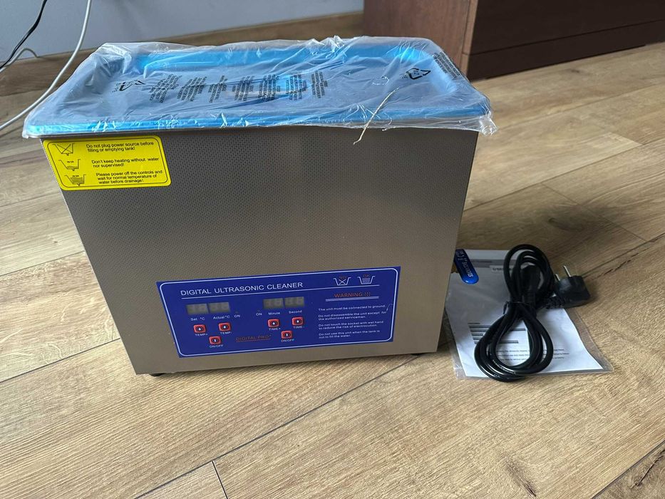 Myjka ultradźwiękowa z koszykiem 6L 580W Nowa Dla optyka jubilera