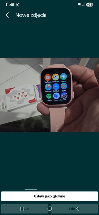 Smartwach Zegarek Bluetooth WiFi Gry Gips Youtube Telefon 4G LTE