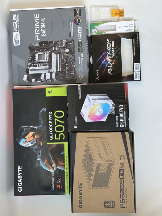 ПК rtx5070 r5 7500f ddr5 32gb  ssd m2 nvme