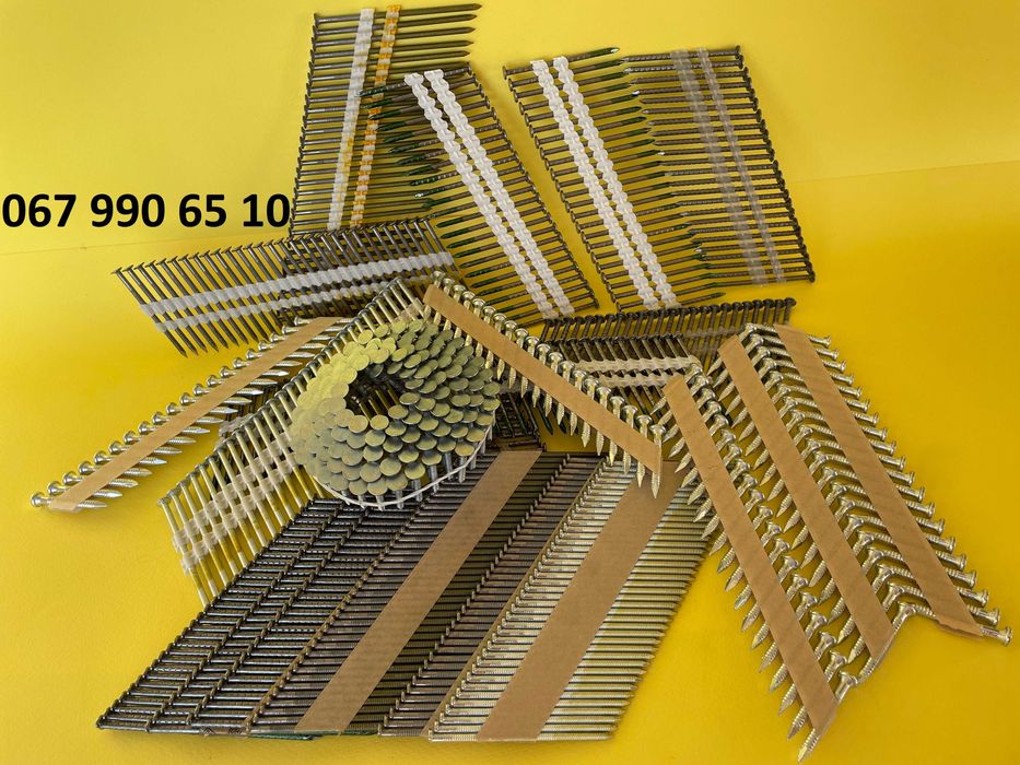 Цвях рейковий 34 градуси 3,1/90 мм (3000 шт)