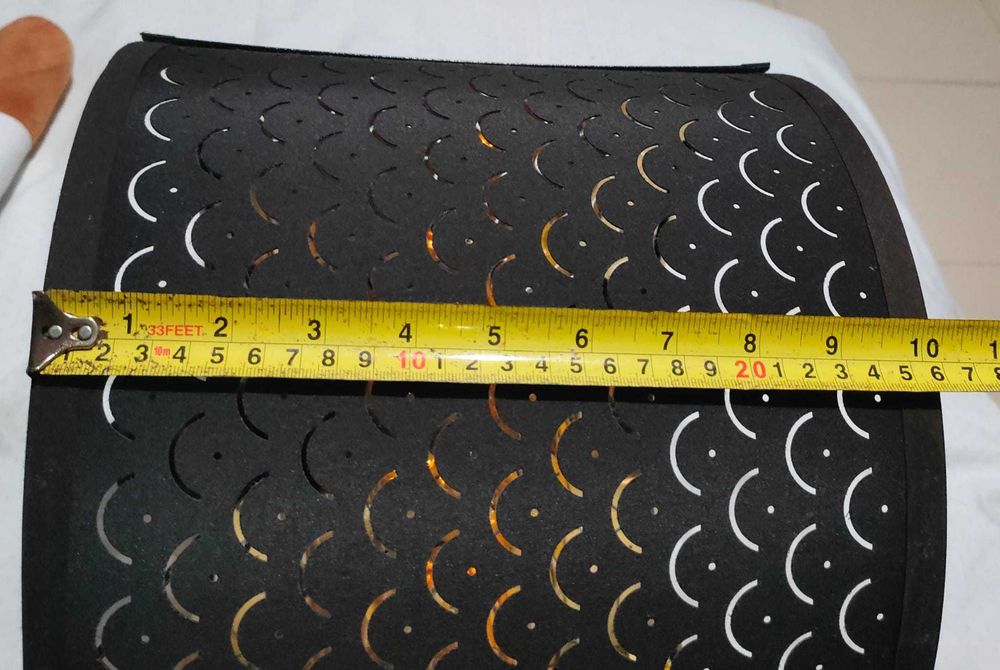 Candeeiro ikea preto dourado
