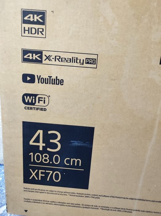 Телевизор Sony 43 xf7005 4k