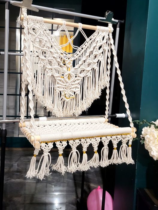 Гамак макраме для кошки