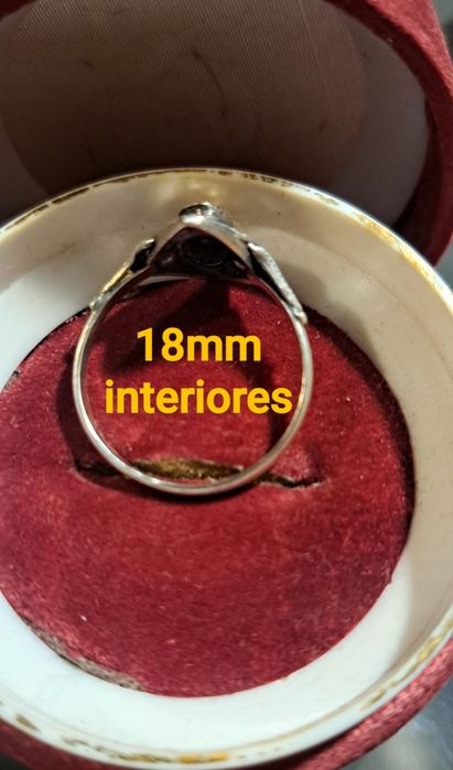 Aneis vintage em prata e ouro.