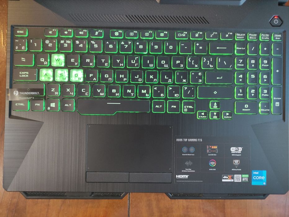 ASUS TUF Gaming F15 FX506HM RTX 3060 i5 11400H 144hz ігровий ноутбук
