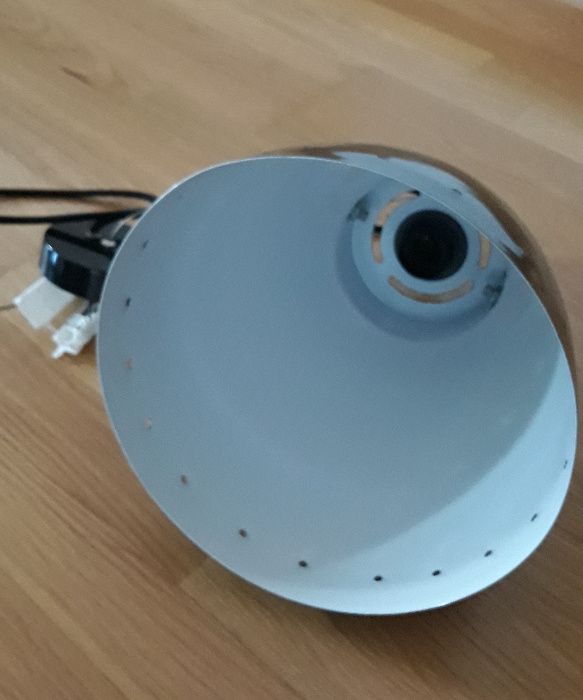 Candeeiro suspenso - tipo industrial, preto