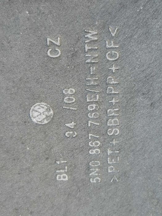 PÓŁKA BAGAŻNIKA TYŁ VW TIGUAN półka roleta volkswagen