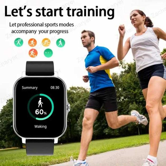 Inteligentny zegarek SMARTWATCH, sportowy, dla mężczyzn i kobiet.