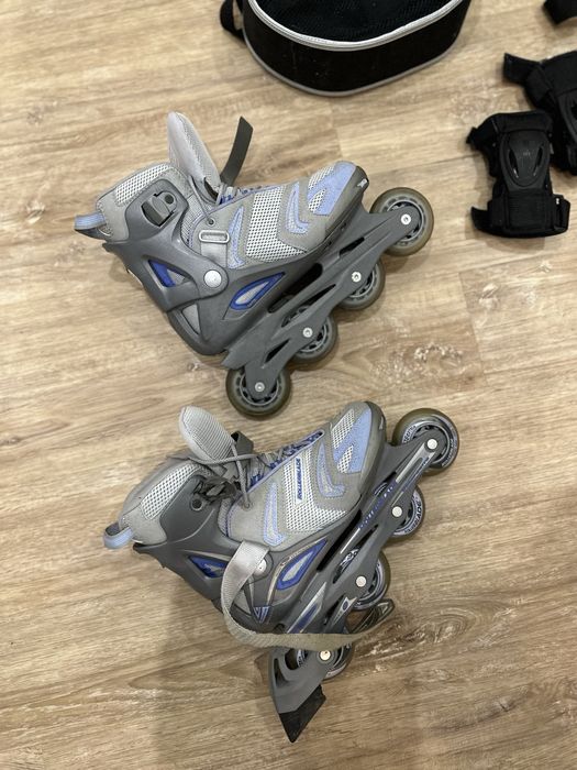 Patins n37 com joalheiras