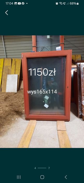 Sprzedam nowe okna drewniane