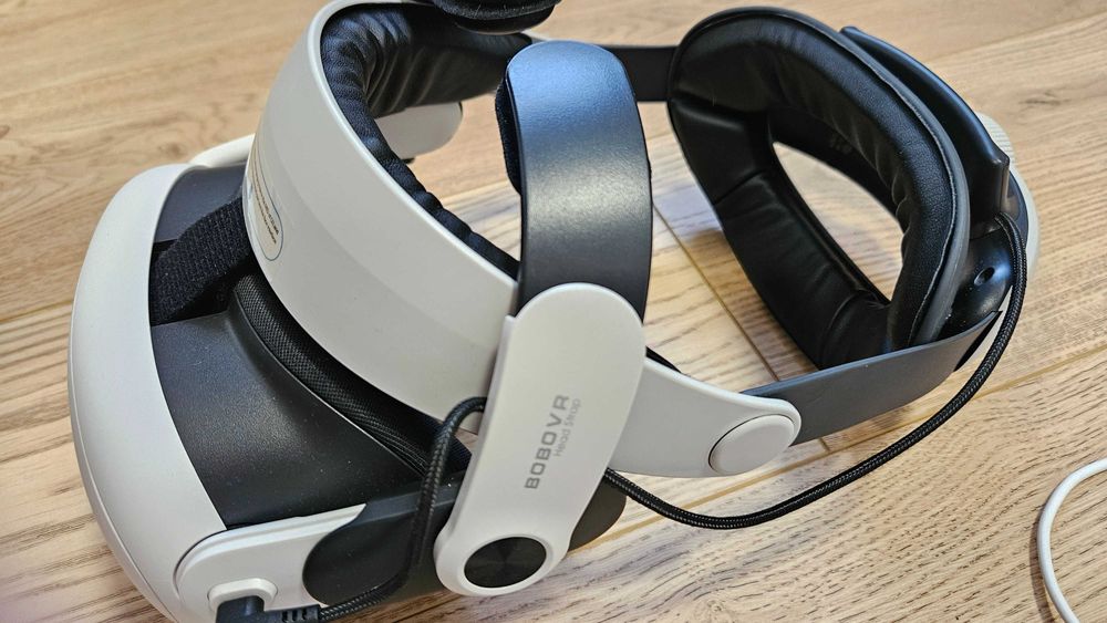 Meta Quest 3 128 GB + BOBOVR M3 Pro (Gwarancja 03.2026) Kraków