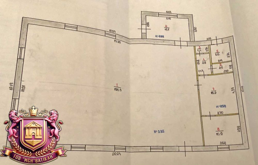 Здам в оренду приміщення вільного призначення 340 м²