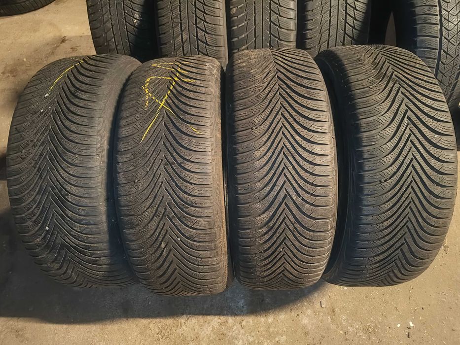 Opony zimowe uzywane 225 55 R17 Michelin 2022, 2020 rok 4 sztuki z159
