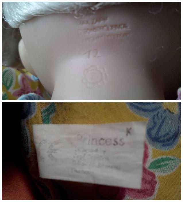 мягкая кукла Max Zapf, зубастенькая с хвостиками, 30 см