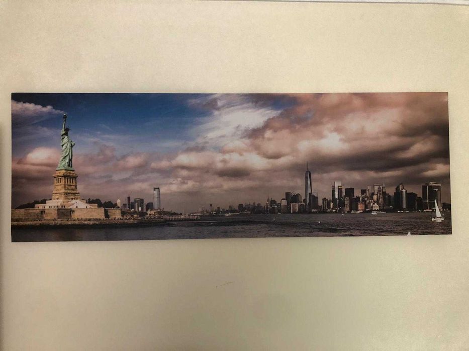 Quadro New York em otimo estado 180x60cm