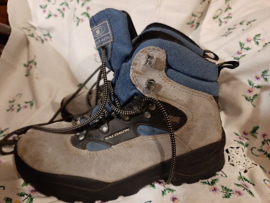 buty gorteksy, niebieskie, SALOMON