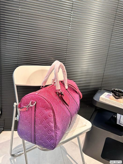 LOUIS VUITTON KEEPALL сумка мужская зеленая унисекс розовая спортивная