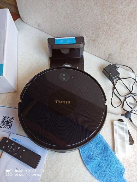 Thamtu Robot odkurzający z funkcją wycierania, G2