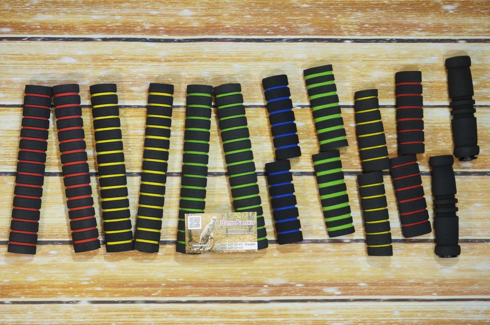 М'які гріпси, ручки для велосипеда, коляски, турніку. Велогріпси