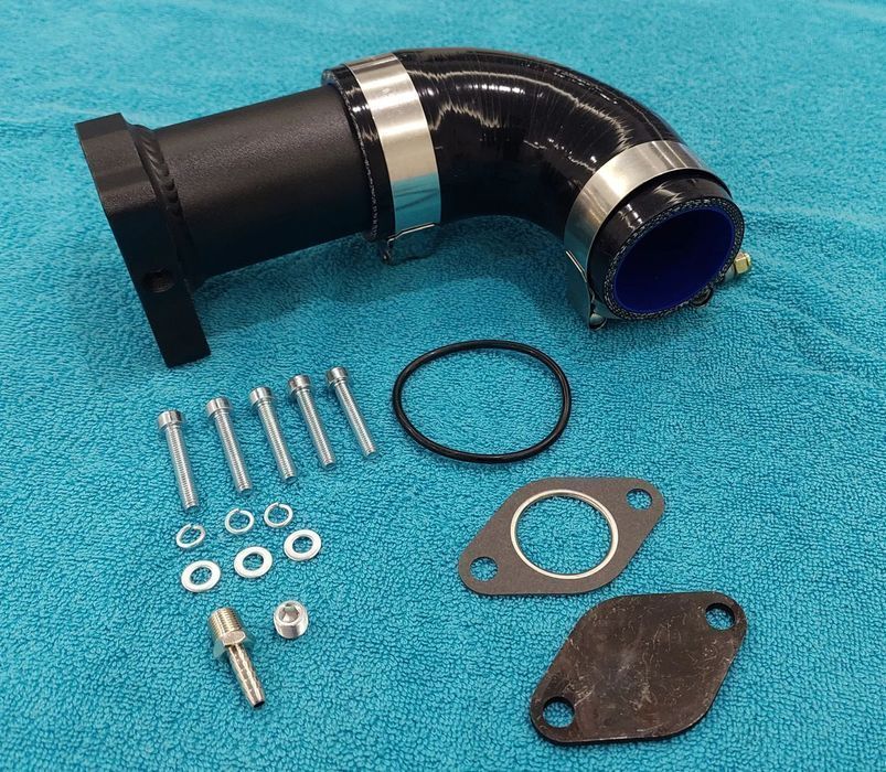 57mm - Kit Anulação EGR VW Passat B5.5 Audi A4 B6 PD 130cv - Preto